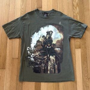 Vintage Marvel Mad Engine Shirt Olive Y2K L Shirt Wolverine Daredevil Spiderman